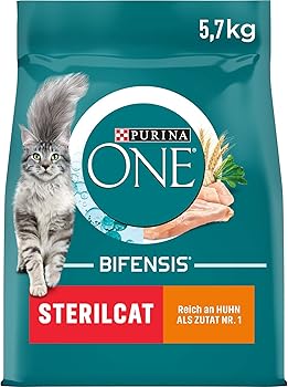 PURINA ONE Bifensis Sterilcat – Trockenfutter für sterilisierte Katzen, reich an Huhn