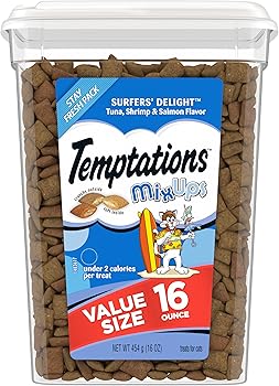 Temptations MixUps – Knusprige Katzensnacks, Geschmacksrichtung "Surfer's Delight"