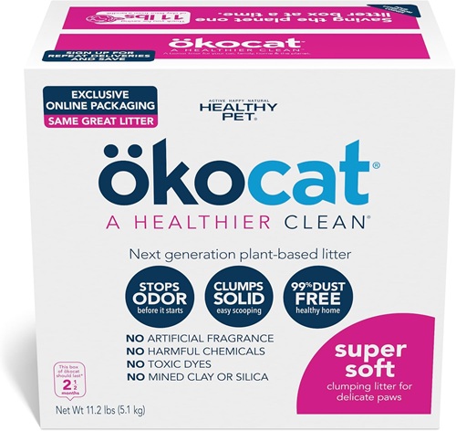 ökocat Super Soft Natural Wood Clumping Litter