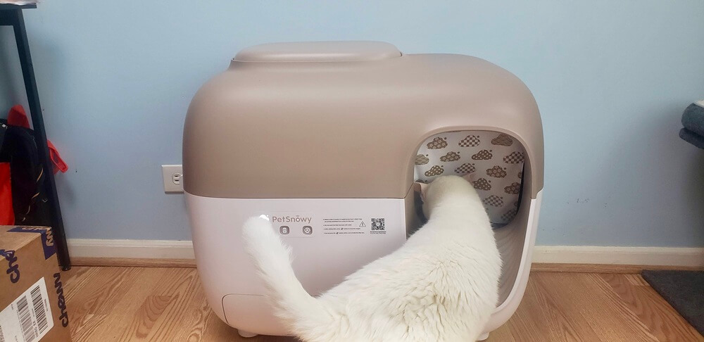 PetSnowy – Selbstreinigende Katzentoilette mit geschlossenem Design und UV-Reinigung